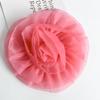 Color Organza Three-Dimensional Flower Corsage Decorative Cloth Sticker Handmade Diy Jewelry Accessories Simulated Flower Clothing Accessories