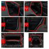 2 Size Car Door Rubber Seal Strip Double-Layer Protector Car Door/Hood/Trunk Weather Strip Soundproof Waterproof Sealing Strip