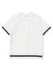 20TH HOLE Women'S Waffle Knit Yokko Point Short Sleeve T-Shirt [White]