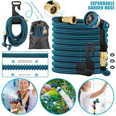 Gardening Watering Telescopic Hose High Pressure Water  Tool Set