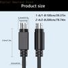 85AA MD8 8PIN Full Copper PLC Servo Programmer Cable Male To Male/Male To Female 1M/2M Industrial Data Transmission Line