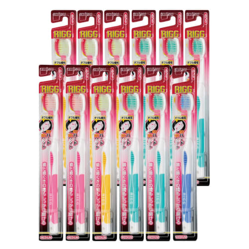 

Ebisu Rig Toothbrush, Regular, 12-Pack