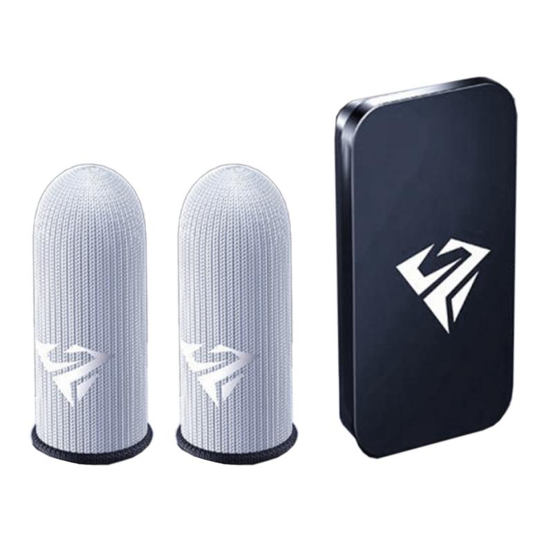 Sweatproof Finger Sleeve Breathable for Mobile Games, Finger Cover Game Controller Touch Screen Gaming Thumb Gloves