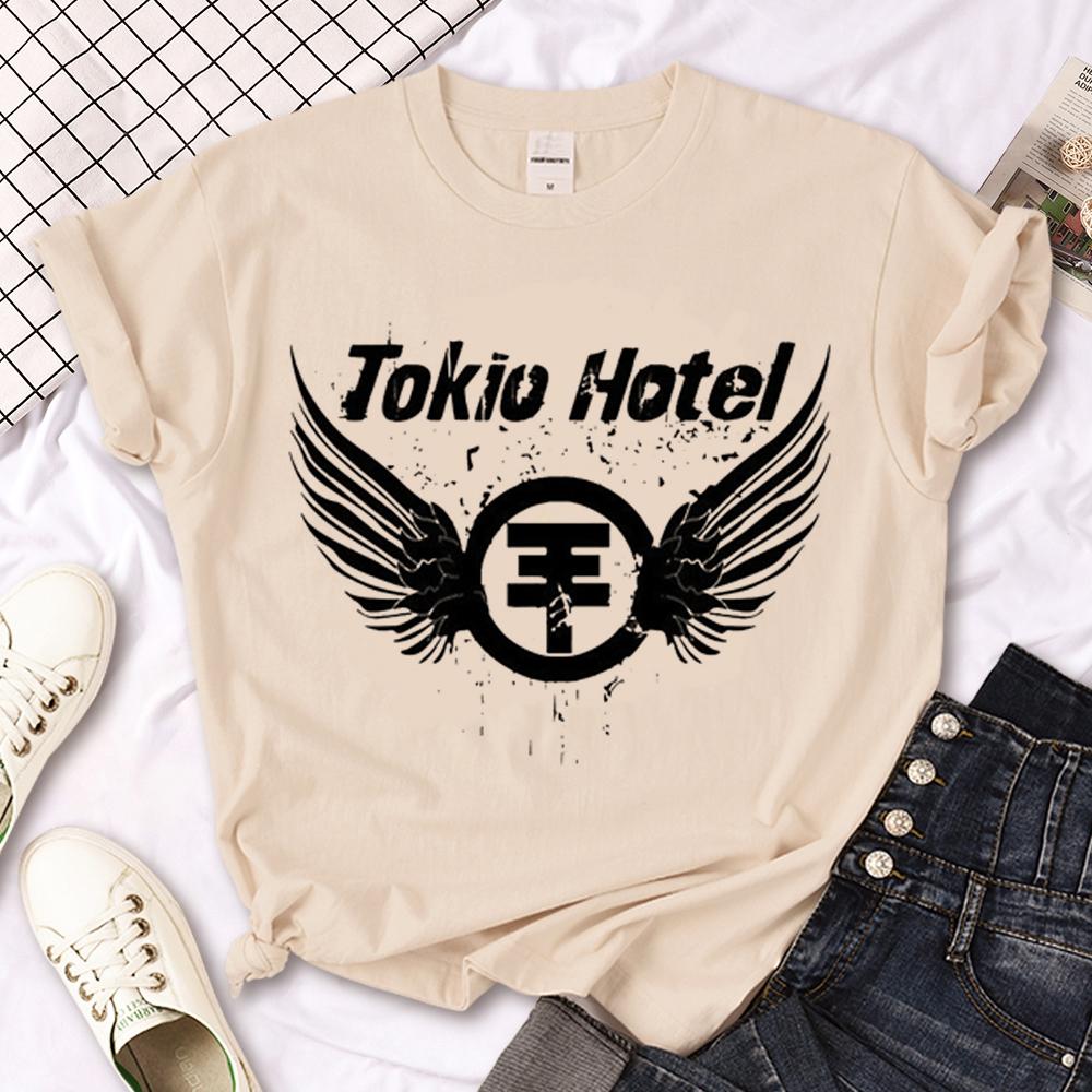 Tokio Hotel tshirt teen University Breathable Gothic Digital tshirt Retro korean clothes graphic Colorful Gothic aesthetic
