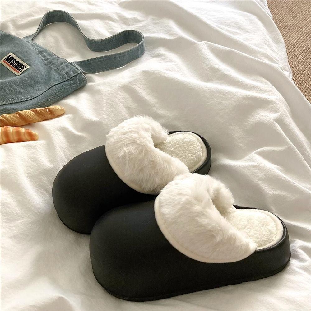 Rutschfeste Abnehmbare Sohle Winter Hausschuhe Damen Dicke Baumwolle Zuhause Indoor Rutschfest Hausschuhe