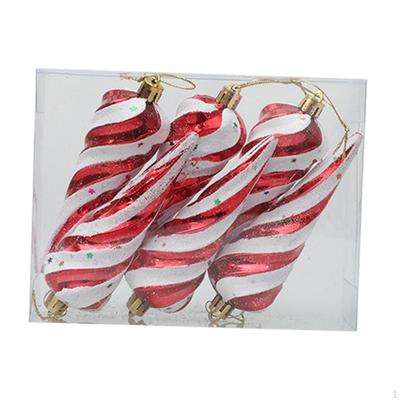 6 Pieces Christmas Ornaments Pendant Drops Creative Hanging Decorations Xmas Tree Decor