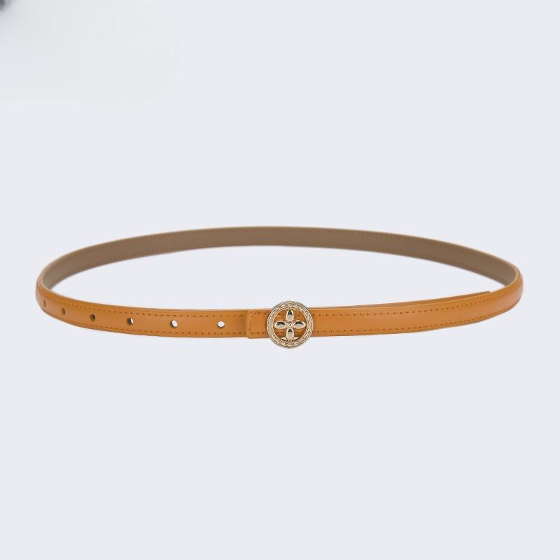 

Женский ремень Трендовый и Модный Тонкий Дизайн Нишевый с Джинсами Костюм Черный Простой Универсальный Брюки 105cm