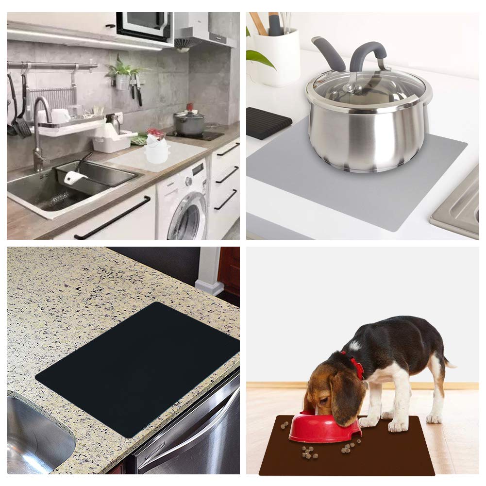 YOYAI Large Insulating Silicone Sink For Dining up to 4060 Stain-Resistant Mat, Anti-Slip, Protective, Baking, Countertops, Sinks, Tables,