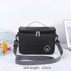 Portable Lunch Bag Food Thermal Box Durable Waterproof Office Cooler Lunchbox with Shoulder Strap Picnic Bag for Couples Unisex