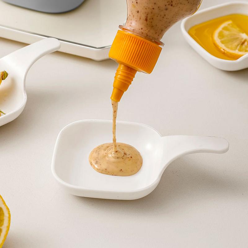 Dipping Sauce Bowls Small Dip Bowls With Storage Box Portable Soy Sauce Dish 6x Seasoning Sauce Tray For Side Dish Ketchup Soy