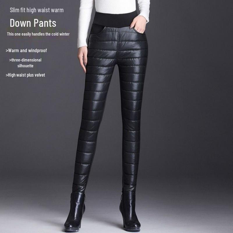 Women's High Waist Plus Size Fleece-Lined Winter Leggings