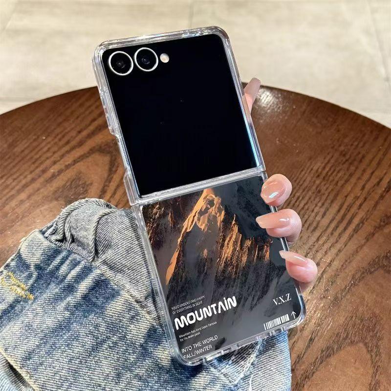 For Samsung Galaxy Z Flip7 Flip6 Flip5 Flip4 Flip3 Flip 7 6 5 4 3 1 Shell Creative Phone Cover Mobile Phone Case For Samsung Z Flip7