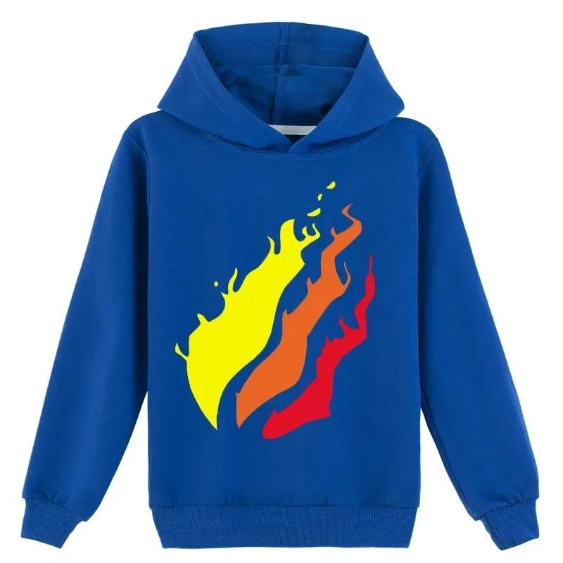 Huiteng1 Herfst Winter Prestonplayz Casual Bedrukte Jongens Meisjes Hoodie Katoenen Mode Tops Kleding Kind Kinderen Kinder Sweatshirt Jas 150