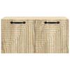 Wall Mounted TV Cabinet In Sonoma Oak 59.5 X 31 X 30 Cm