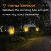 1pcs Solar Flame Ground Plug Light, 12led Torch Light, Outdoor Courtyard Garden Decoration Landscape Light, Waterproof Lawn Light