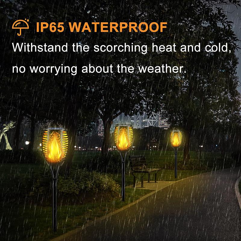 1pcs Solar Flame Ground Plug Light, 12led Torch Light, Outdoor Courtyard Garden Decoration Landscape Light, Waterproof Lawn Light
