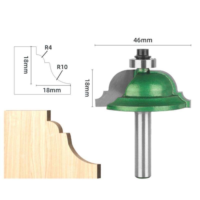 Premium Wood Engraving Router Bit 8mm Shank with Multiple Shape Cutters for Detailed Carving Slotting Tasks