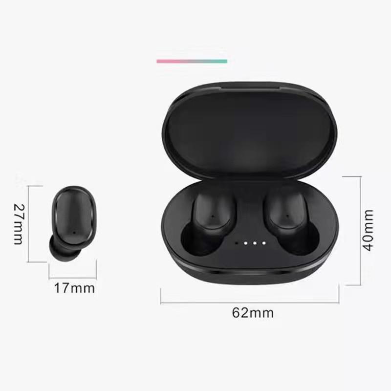 Macaron E6S/A6S/E7 Bluetooth Headset with Digital Display - Sports Mini Earbud Style