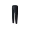 Fila Latte Girl 3.0 Series Solid Color Elastic Waist Logo Print Straight Leg Sports Pants Women Bottoms Deep-Black A11W321610FBK