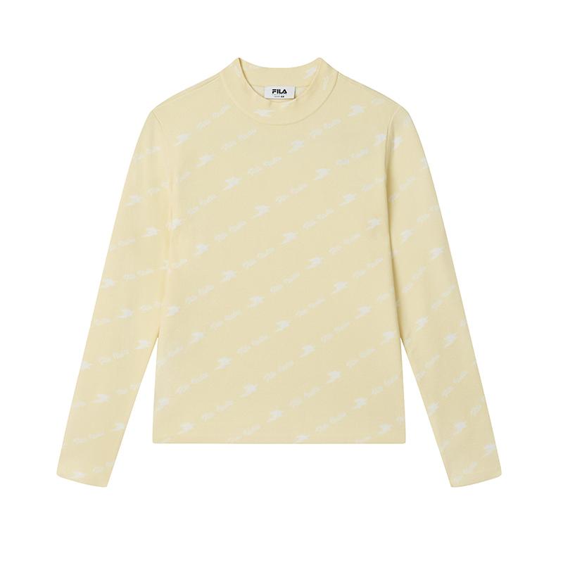 

Fila Модный Удобный Вязаный Свитер с Круглым Вырезом Женские топы Спектрально-зеленый F11W514405FGN S