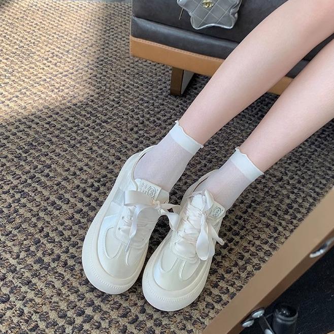 Grape Mother Casual Style Platform Shoes Women's Fashion Outer Wear Temperament Campus Style Sports Shoes Women's Summer Breathable Fashion Shoes