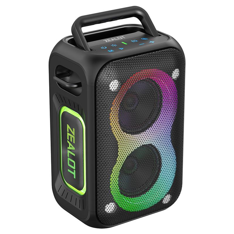 Good Quality High Power 60Watts Speaker Zealot PT02 Wireless Subwoofer Portable Wireless Speaker for Party Outdoor