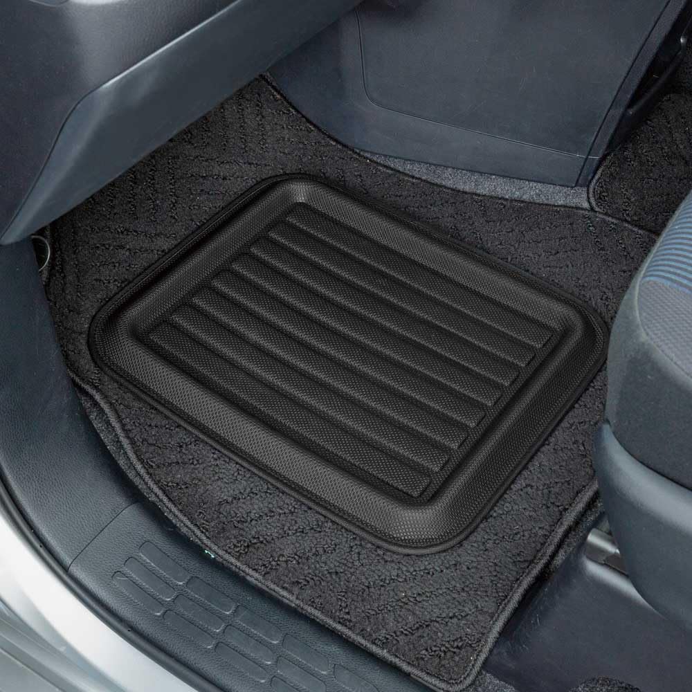 BONFORM Shoe Tray 34x41cm Soft Black, Type, Unbreakable, Non-Slip, 7740-02BK