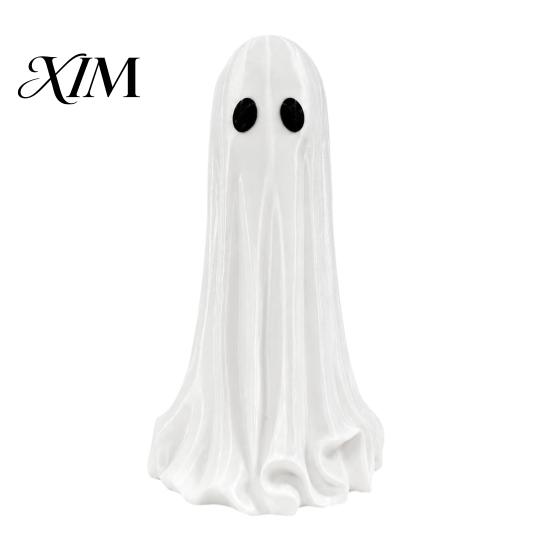 Innen Außen Party Deko Leuchtender Geist Halloween Lampe, 3D Gedruckte LED Figur, Gruselige Tischdekoration Leuchtende Dekoration für Kaminsims, Regal,