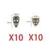 MOC Medieval Building Blocks Viking Crusader Shield Armor Vest Figure Soldier Weapons Accessories Lion Eagle Brick Toy Gift R059