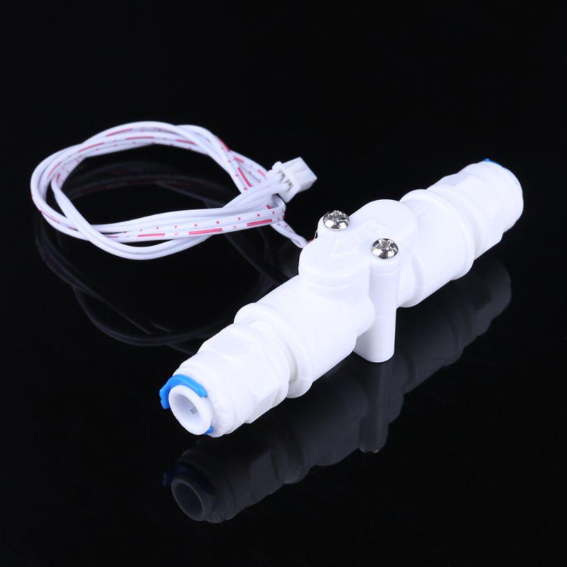 1/4" NPT Water Flow Switch Durable PE Tube Liquid Flow Sensor Switch Easy to Use for Water Purifier & Water Dispenser M4YD