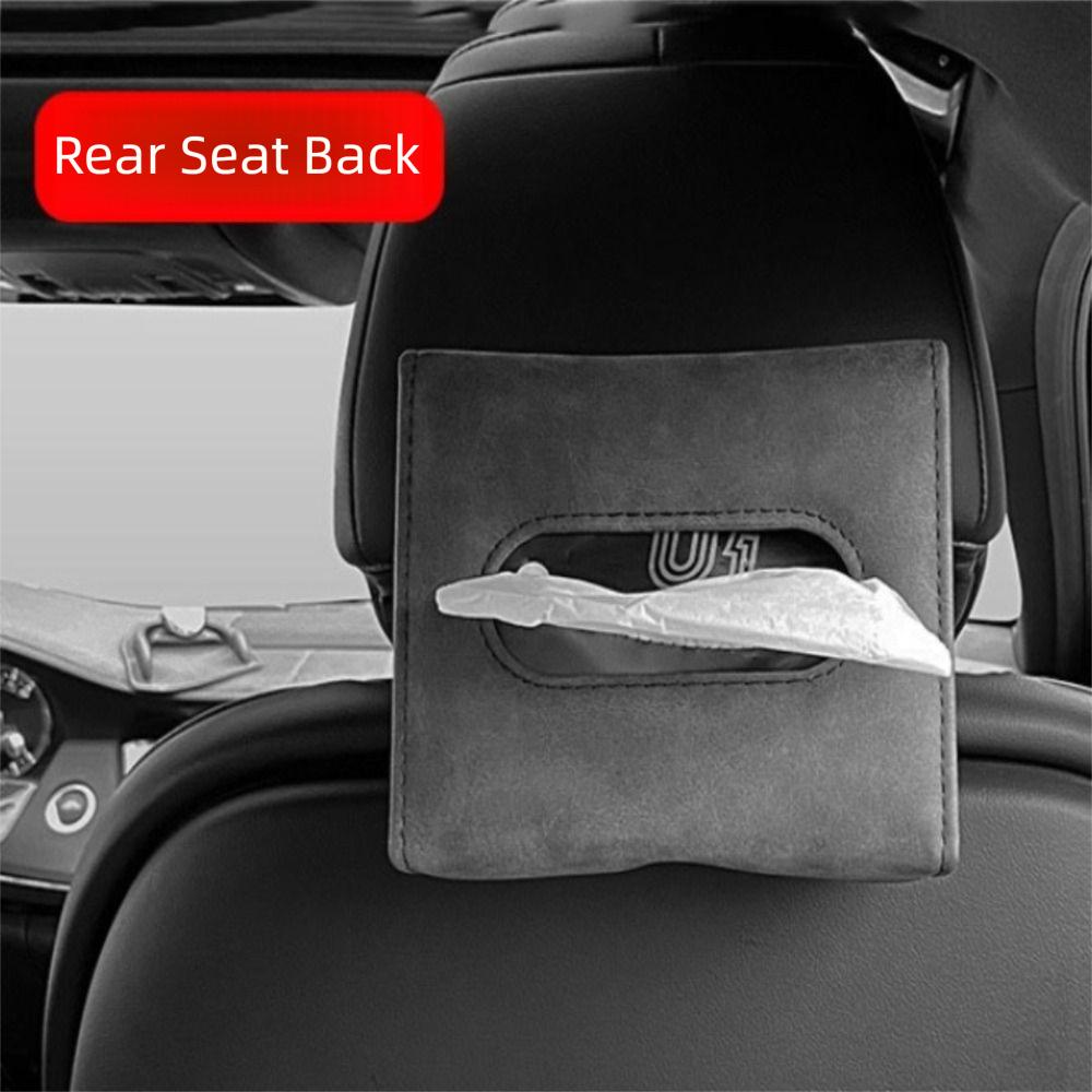 Fix Strap Backseat Tissue Case Folding Design Car Tissue Box  Vehicle Organization