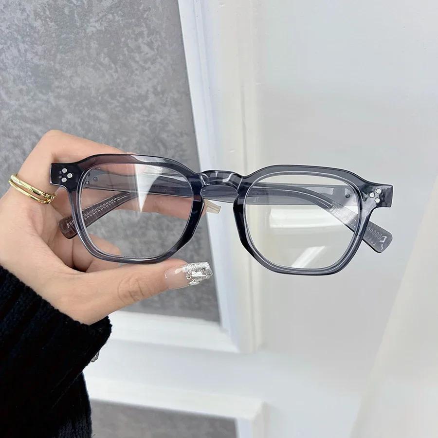 Vintage Quadratische Brille Damen Herren Marke Mode Retro Brillengestell Männlich Klare Gläser Unisex Outdoor Transparente Gläser