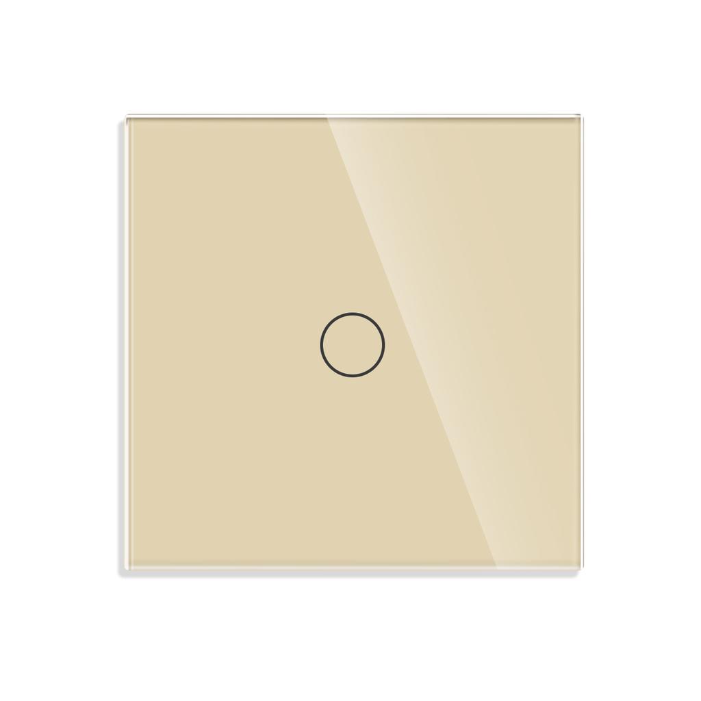 Bingolec 4-fach 700W LED Dimmer Schalter Smart Life Kompatibel 10A Wasserdicht Touch Panel Gehärtetes Glas EU Wand für Zuhause