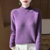 Women Sweater 100% Wool MODERN NEW SAGA Turtleneck Knit Pullover Thick Winter Jumpers Female Knit Tops