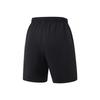LiNing Comfortable Casual Simple Solid Color Mid Waist Sports Shorts Men Shorts Black AKSV525-1