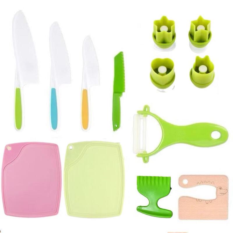 

Zhi Shi 13-Piece Plastic Pretend Play Cutlery Set