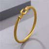 JYL Bracelet Irregular Curve Bangle-Embodies Fluidity & Attracts Flexible Fortune
