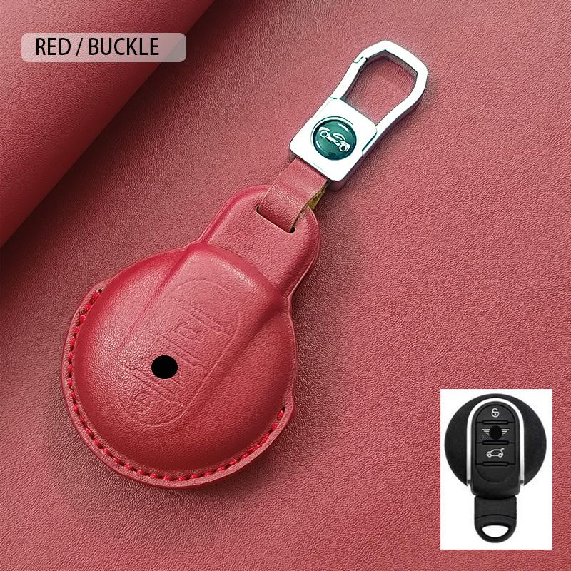Car Key Case Cover Fob For Bmw Mini Cooper S One Jcw F54 F55 F56 F57 F60 Clubman Countryman Keyless Keychain Durable Luxury