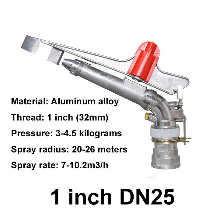 

Лучшая 1,5/2-дюймовая насадка из цинкового сплава для орошения, спринклерная система для полива, регулируемая на 360 градусов, полевые разбрызгиватели