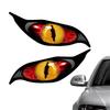 Car Side Mirror Decal, Car Scary Mirror Reflective Eyes Decal,