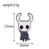 Emaliowana przypinka Hollow Knight Przypinka Rycerz Owadzi Styl Metroidvania Broszka z Gry Wideo Na Plecak Torbę Akcesoria Biżuteryjne