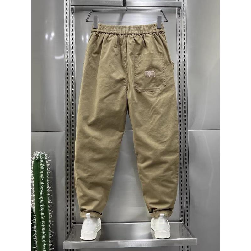 

Мужские модные повседневные брюки гаремы прямого кроя - Коллекция весна-осень XL хаки