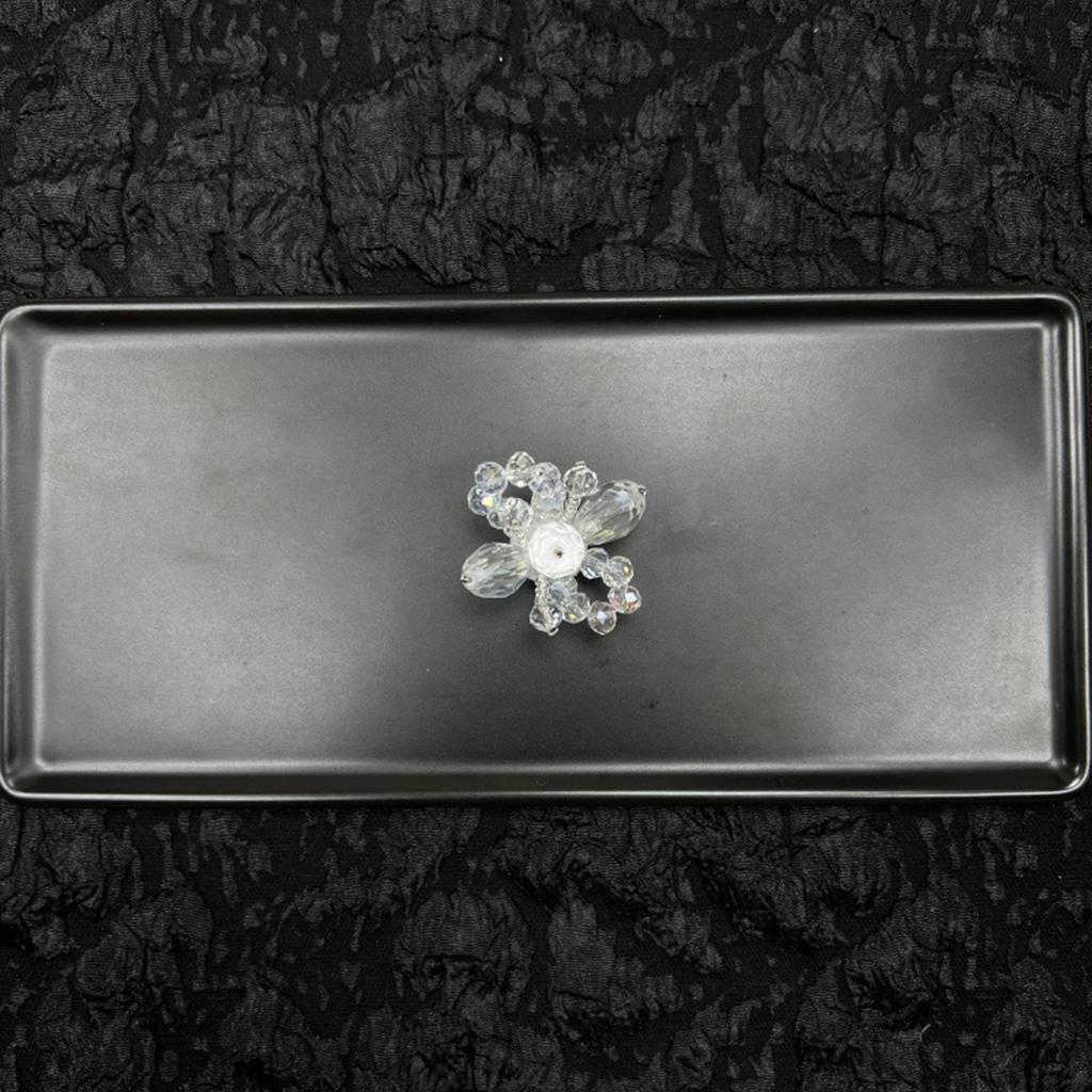 Dopamine Handcrafted Beaded Jelly Shoes Sports Sandals Accessory Diy Shoe Decorative Colorful Flower Slippers Buckles