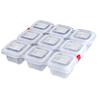 6-Compartment Plastic Food Sample Retention Box