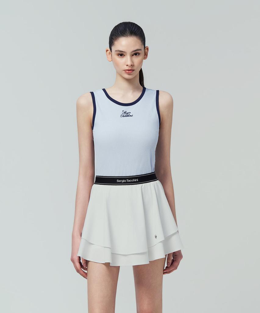 SERGIO TACCHINI W Rib Slim Fit Ringer Sleeveless