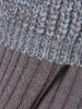 Knit Half Zip Knit CHARCOAL GRAY ONE SIZE [Beams Heart] L/S (Set Item) Women's