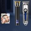 Hair Clipper Digital Display Electric Hair Clipper Professional Carving Oil Head Push Multifunctional Electric Clipper Rechargeable