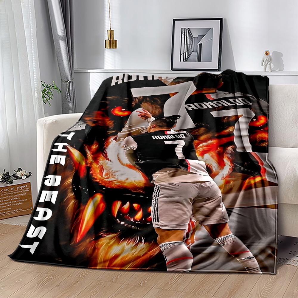 Cristiano Ronaldo Manchester Blanket Ultra-Soft Great for Office Chair Chair Livingroom for All Seasons Modern