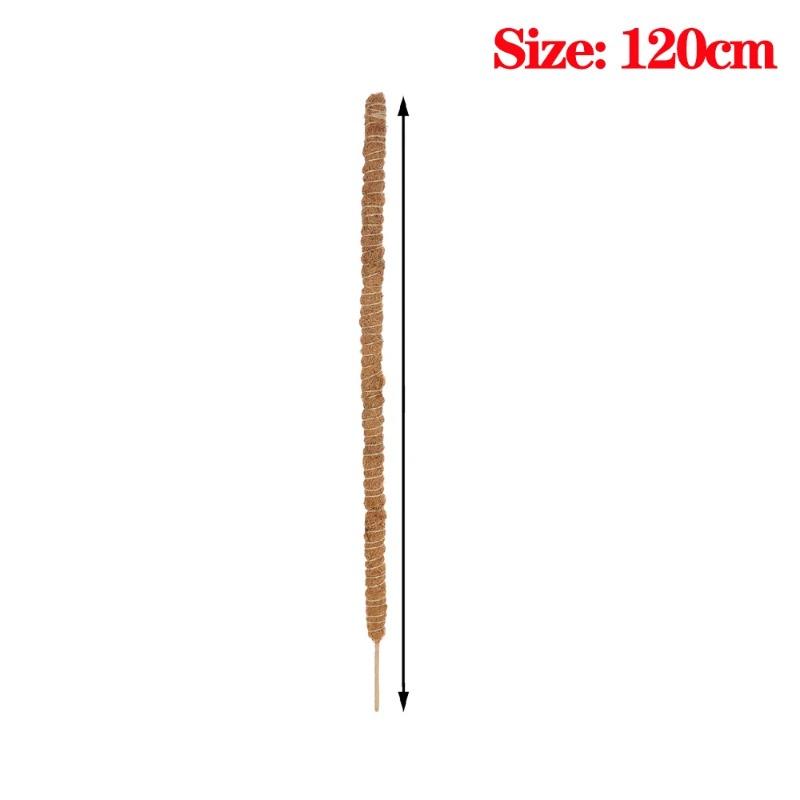 

Оптовая продажа гибкая кокосовая койра мох столб клетка для растений альпинистская опора для растений расширение для растения монстера для роста вверх сад 120CM