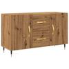 Vidaxl Chest of Drawers, Artisan Oak, 100X36X60 Cm, Wood-Based Material